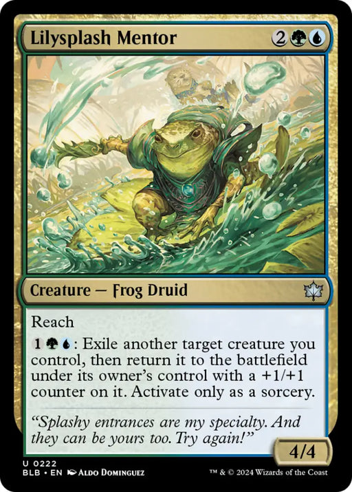 Lilysplash Mentor [Bloomburrow] - MTG Single
