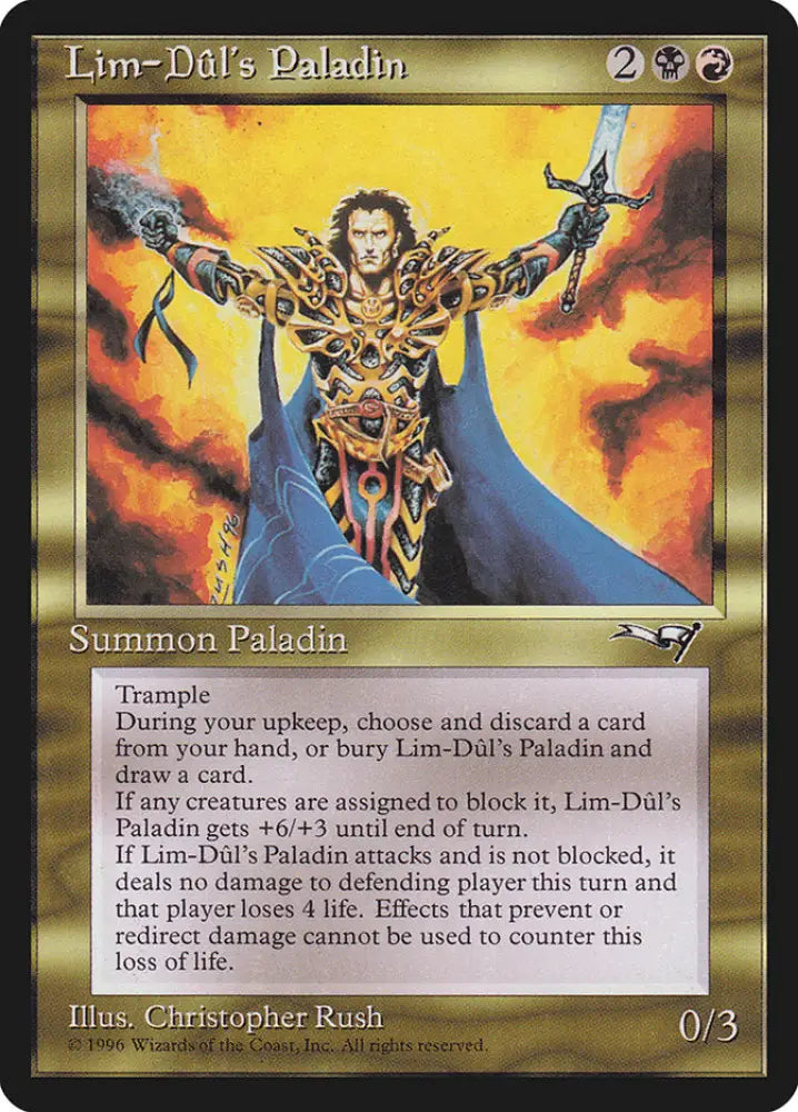 Lim-Dul’s Paladin [Alliances] - MTG Single