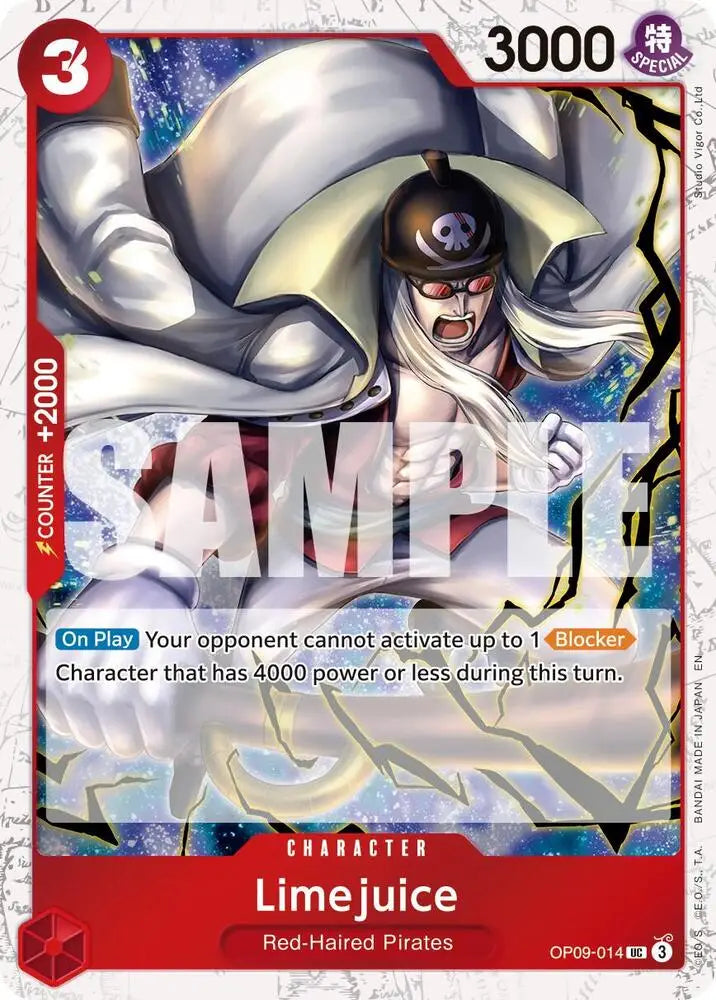 Limejuice (Pirate Foil) (OP09-014) [Premium Booster -The Best- Vol. 2]
