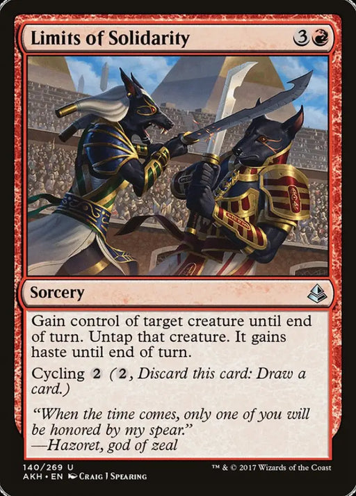 Limits of Solidarity [Amonkhet] - MTG Single