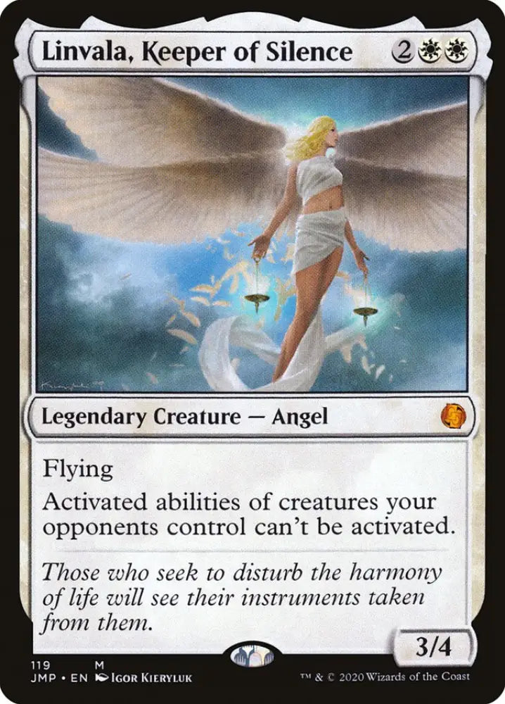 Linvala Keeper of Silence [Jumpstart] - MTG Single