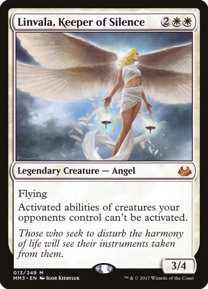 Linvala Keeper of Silence [Modern Masters 2017] - MTG Single