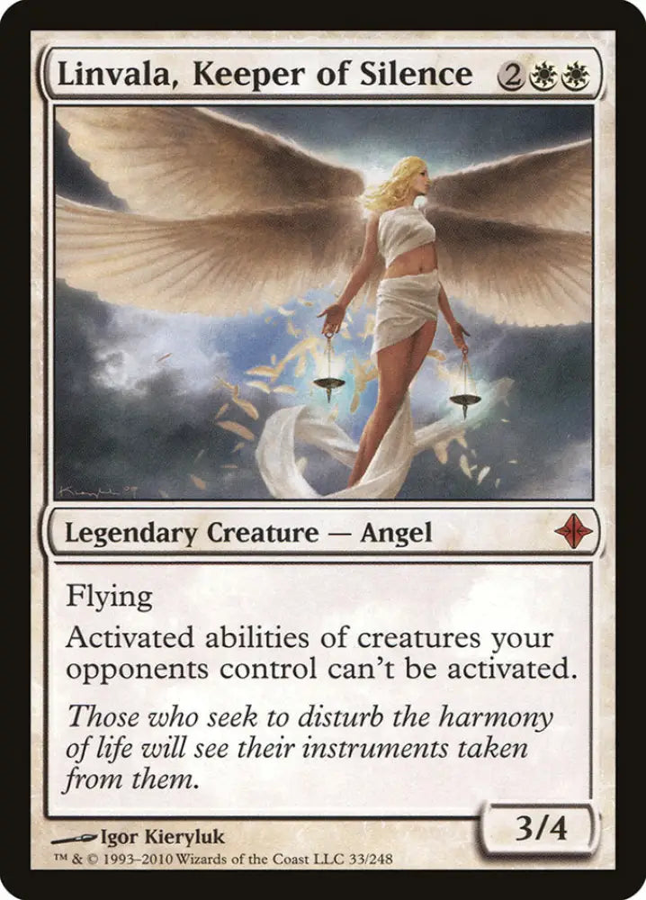 Linvala Keeper of Silence [Rise of the Eldrazi] - MTG Single