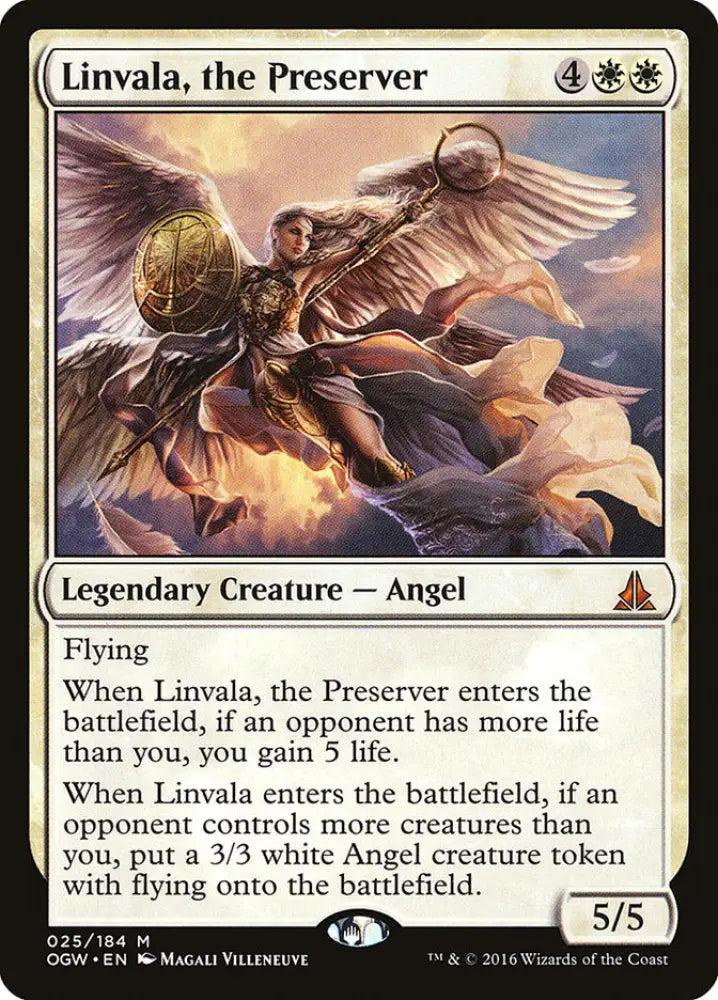 Linvala the Preserver [Oath of the Gatewatch] - MTG Single