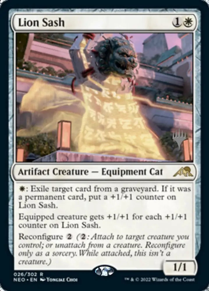 Lion Sash (Promo Pack) [Kamigawa: Neon Dynasty Promos] - MTG Single