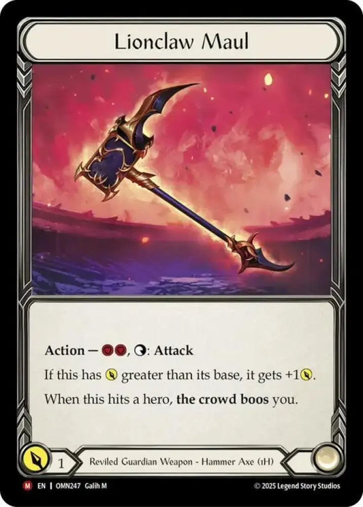 Lionclaw Maul (OMN247) [Omens of the Third Age]