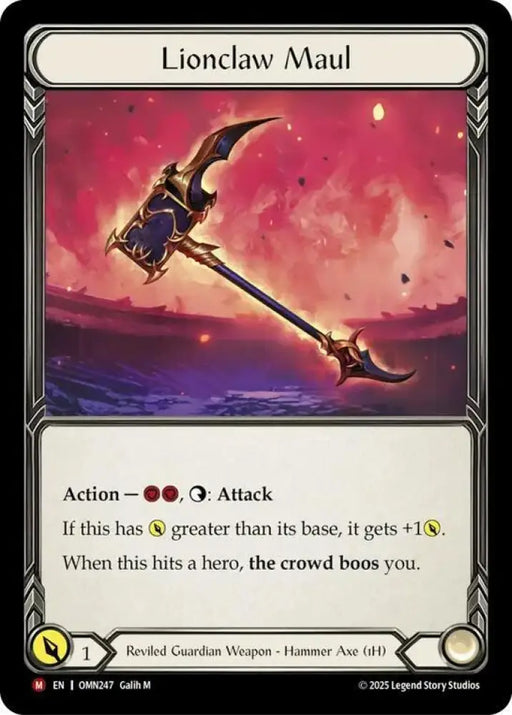 Lionclaw Maul (OMN247) [Omens of the Third Age]
