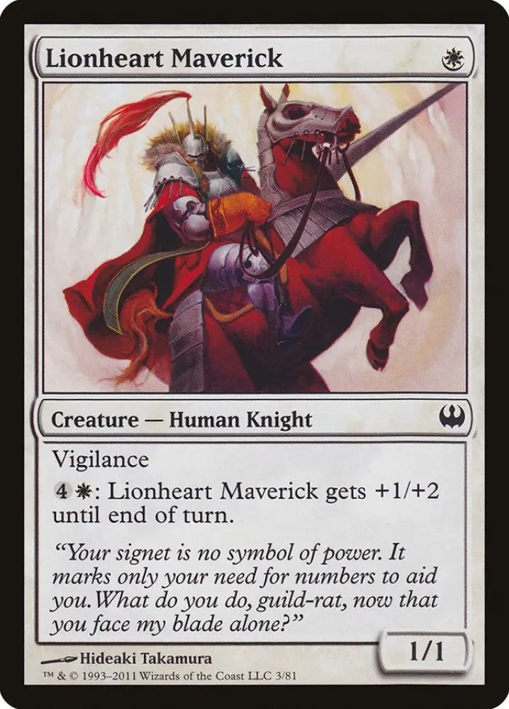 Lionheart Maverick [Duel Decks: Knights vs. Dragons] - MTG Single