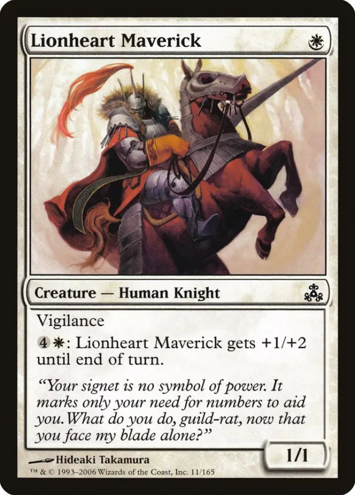 Lionheart Maverick [Guildpact] - MTG Single