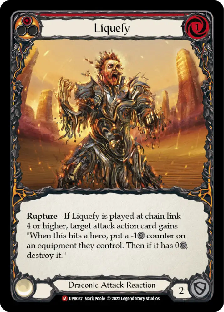 Liquefy [Uprising] Rainbow Foil - Flesh And Blood Single