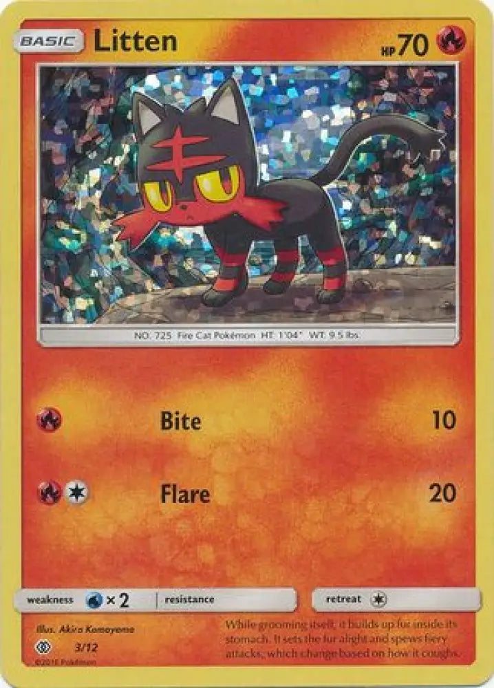 Litten (3/12) [McDonald’s Promos: 2017 Collection] - Pokemon Single
