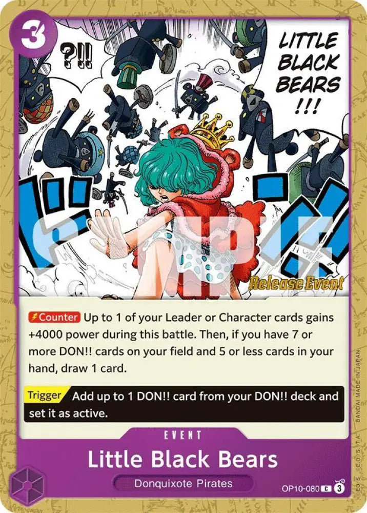 Little Black Bears (OP10-080) [Royal Blood Release Event Cards]