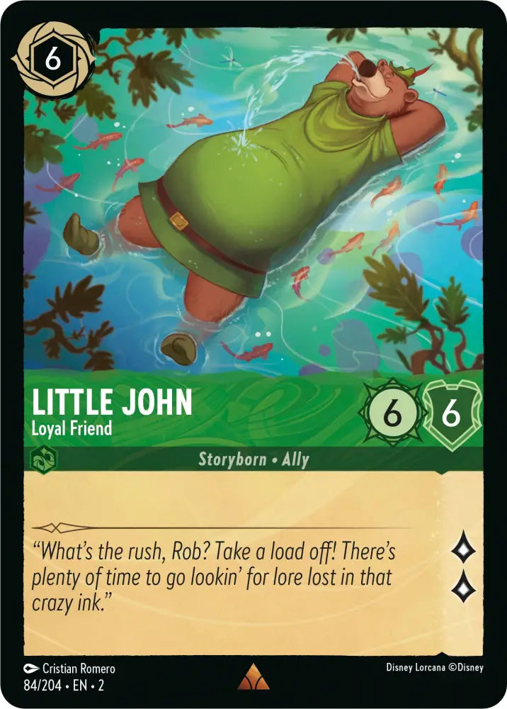 Little John - Loyal Friend (84/204) [Rise of the Floodborn] - Lorcana Single