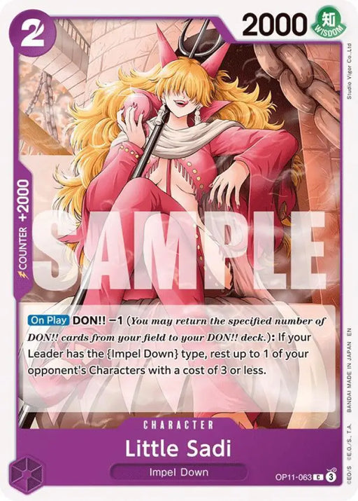 Little Sadi (OP11-063) [A Fist of Divine Speed]
