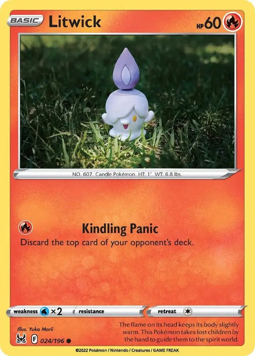 Litwick (024/196) [Sword & Shield: Lost Origin] - Pokemon Single