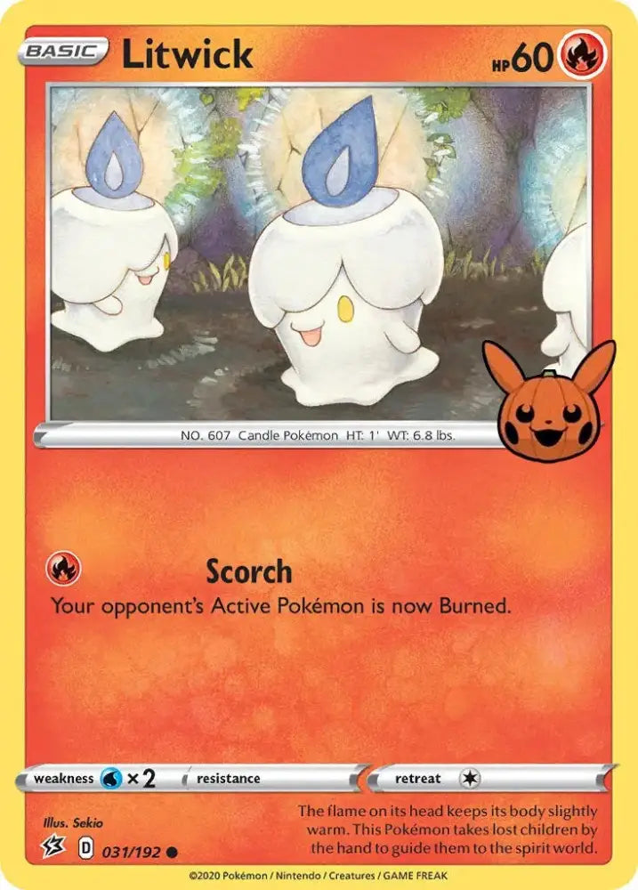 Litwick (031/192) [Trick or Trade] - Pokemon Single