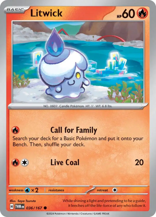Litwick (036/167) [Scarlet & Violet: Twilight Masquerade] - Pokemon Single