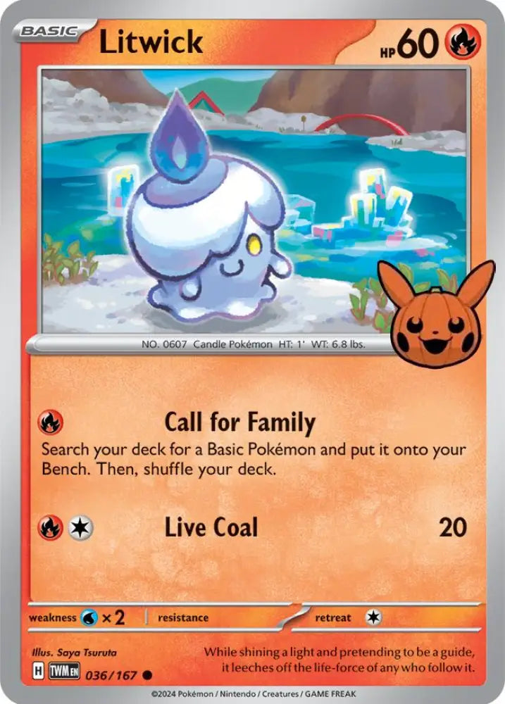 Litwick (036/167) [Trick or Trade] - Pokemon Single