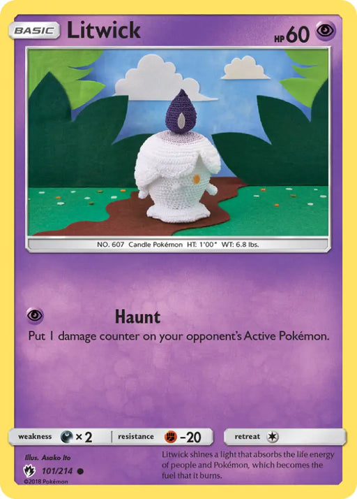 Litwick (101/214) [Sun & Moon: Lost Thunder] - Pokemon Single
