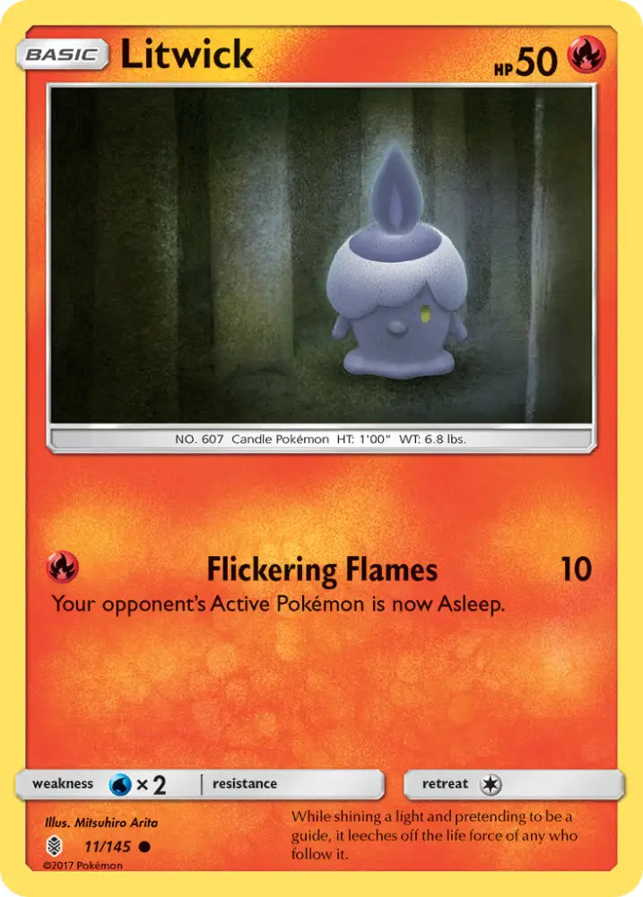 Litwick (11/145) [Sun & Moon: Guardians Rising] - Pokemon Single