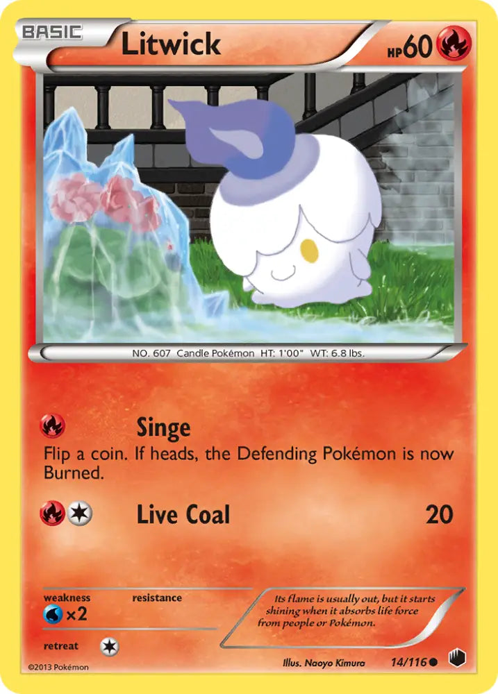 Litwick (14/116) [Black & White: Plasma Freeze] - Pokemon Single