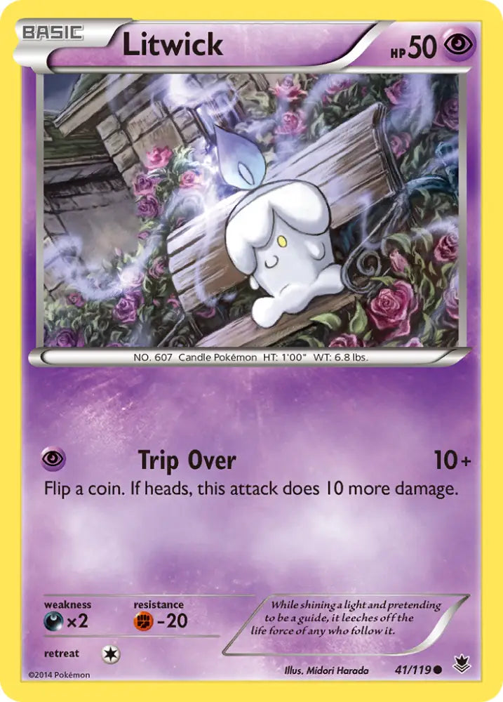 Litwick (41/119) [XY: Phantom Forces] - Pokemon Single