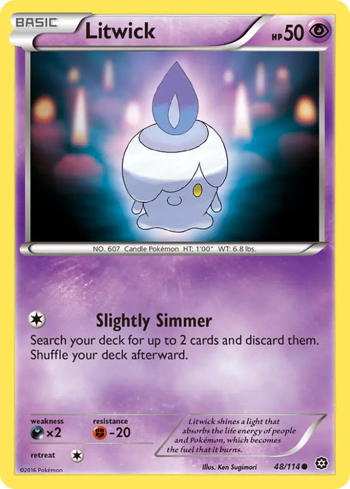 Litwick (48/114) [XY: Steam Siege] - Pokemon Single