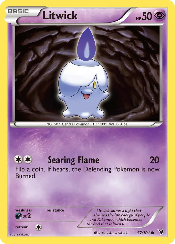 Litwick (57/101) [Black & White: Noble Victories] - Pokemon Single