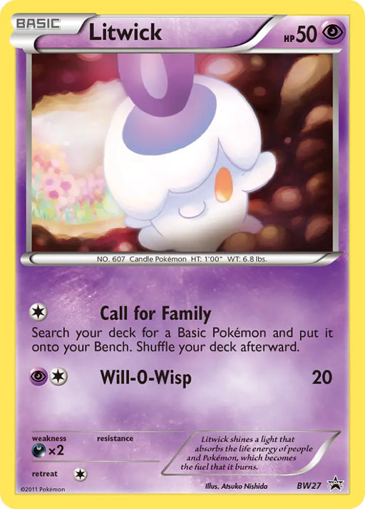 Litwick (BW27) [Black & White: Black Star Promos] - Pokemon Single