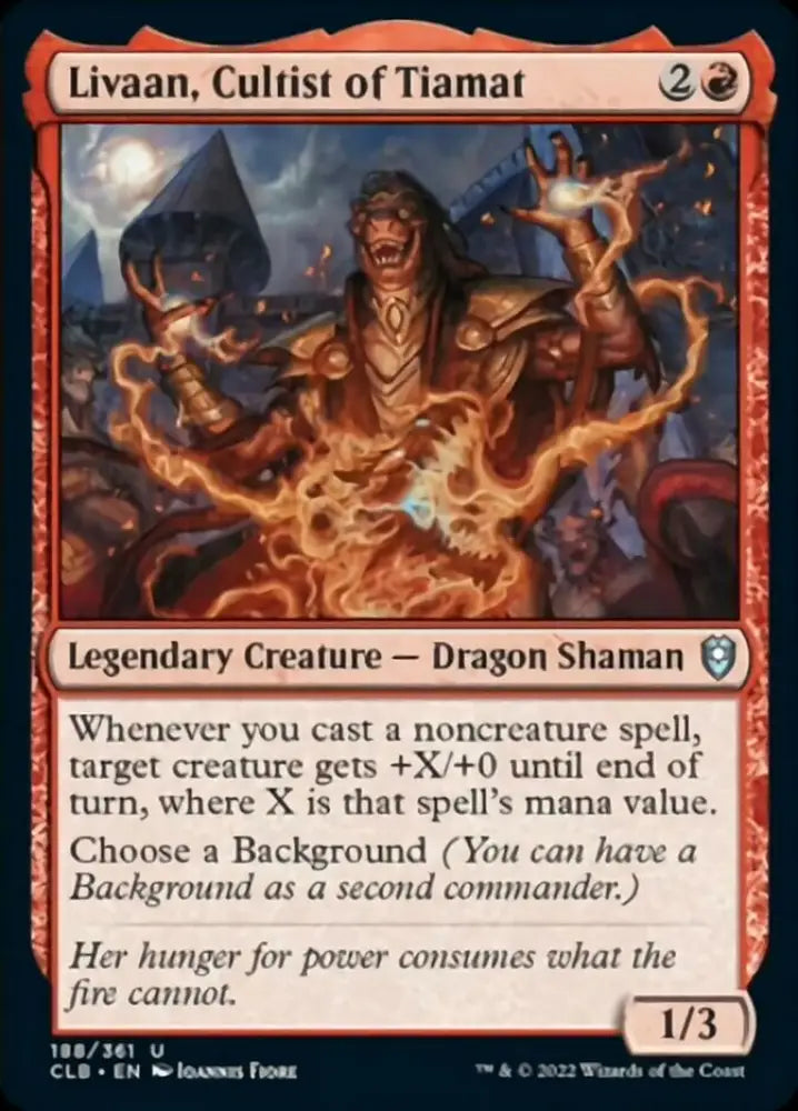 Livaan Cultist of Tiamat [Commander Legends: Battle for Baldur’s Gate] - MTG Single