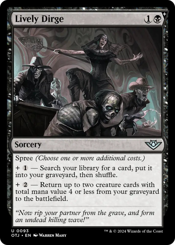 Lively Dirge [Outlaws of Thunder Junction] - MTG Single