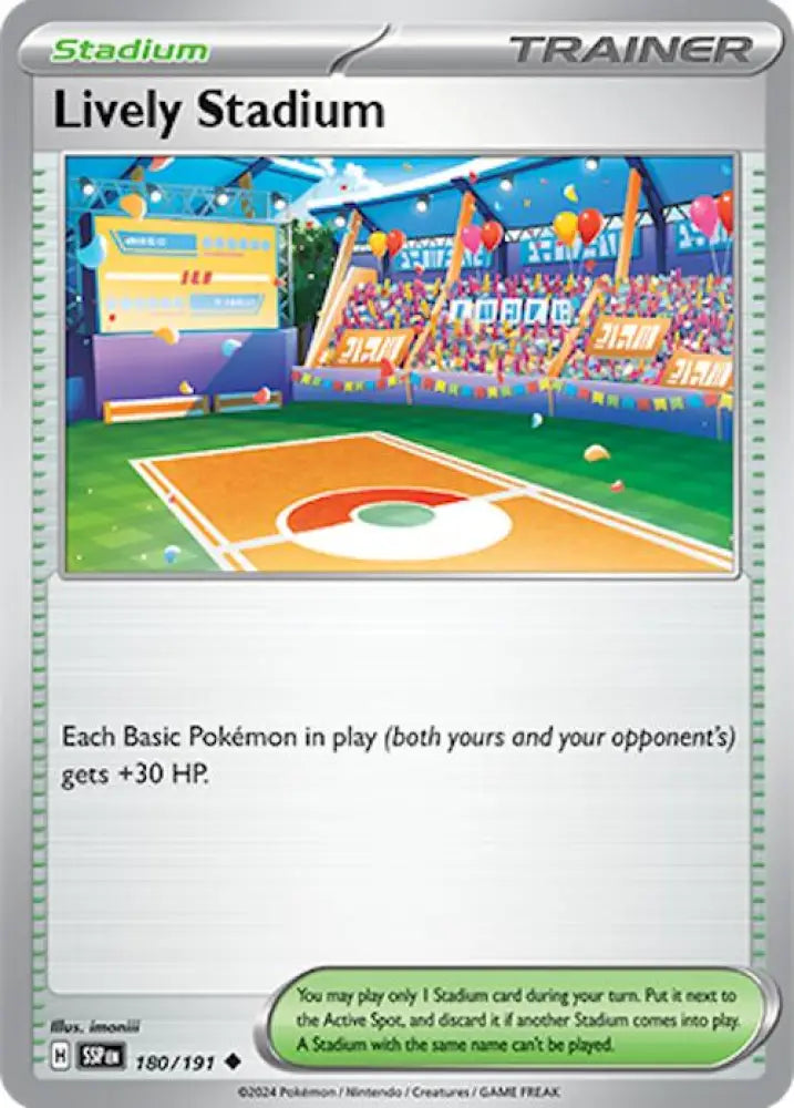 Lively Stadium (180/191) [Scarlet & Violet: Surging Sparks] - Pokemon Single
