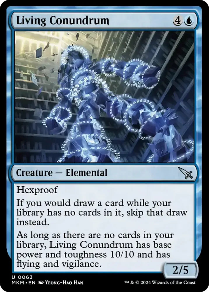 Living Conundrum [Murders at Karlov Manor] - MTG Single