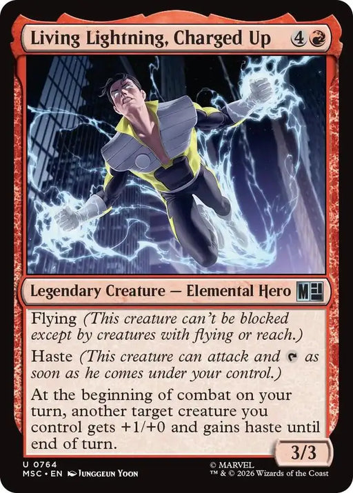 Living Lightning, Charged Up (764) [Marvel Super Heroes Commander]