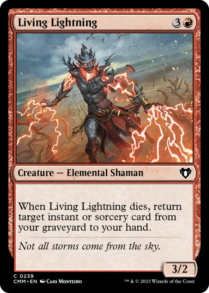 Living Lightning [Commander Masters] - MTG Single