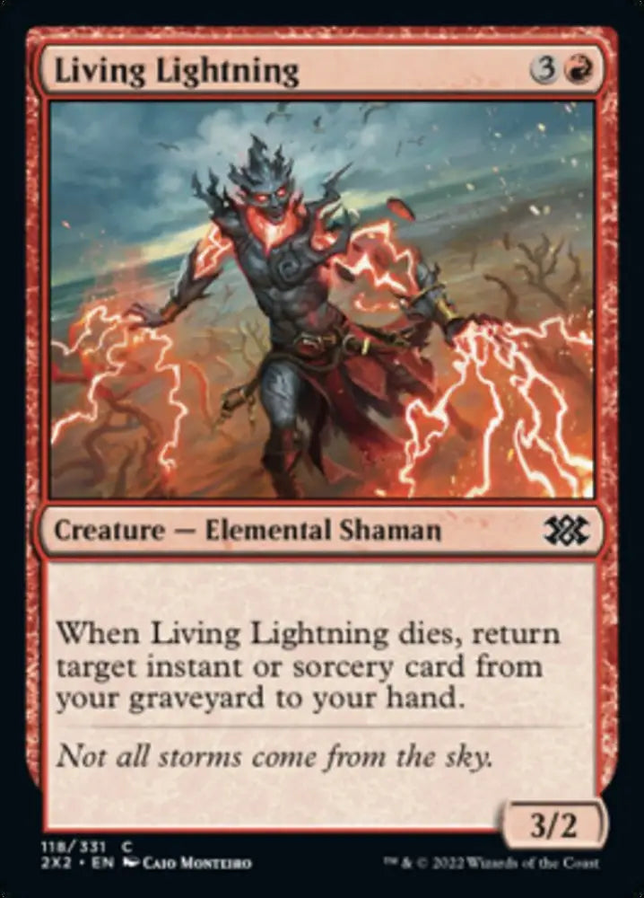 Living Lightning [Double Masters 2022] - MTG Single