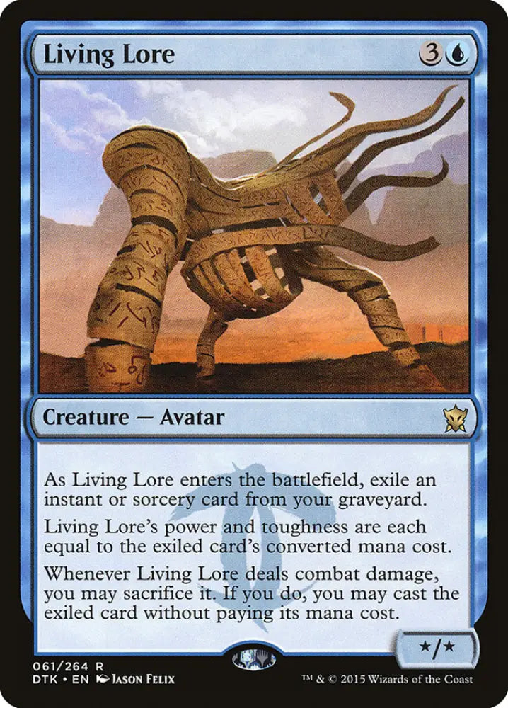 Living Lore [Dragons of Tarkir] - MTG Single