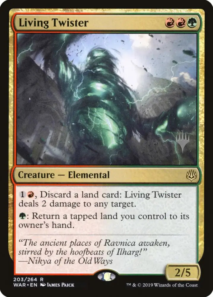 Living Twister (Promo Pack) [War of the Spark Promos] - MTG Single