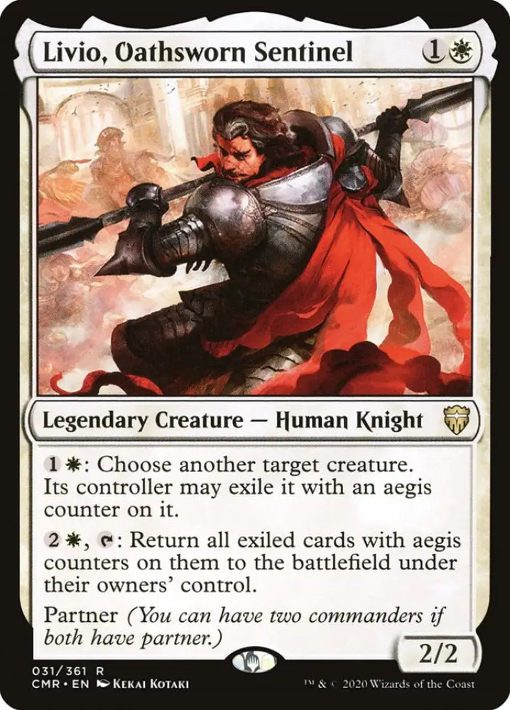 Livio Oathsworn Sentinel [Commander Legends] - MTG Single