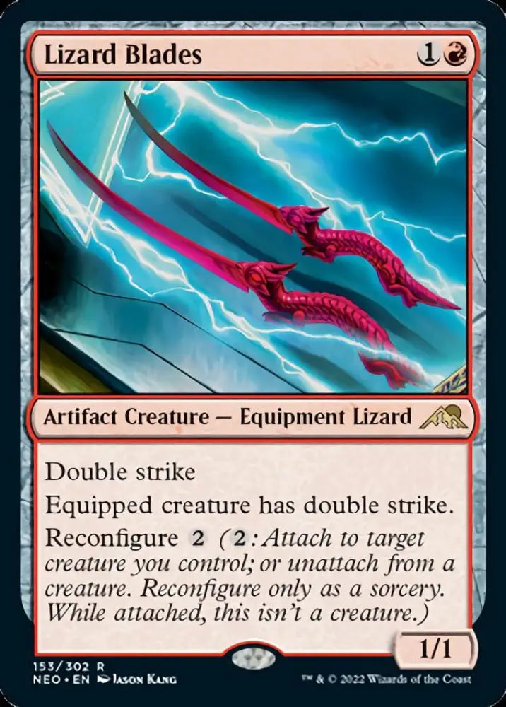 Lizard Blades [Kamigawa: Neon Dynasty] - MTG Single