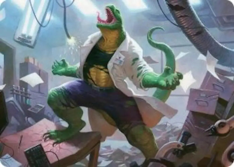 Lizard, Connors's Curse Art Card (18) [Marvel's Spider-Man Art Series]