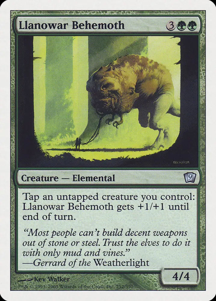 Llanowar Behemoth [Ninth Edition] - MTG Single