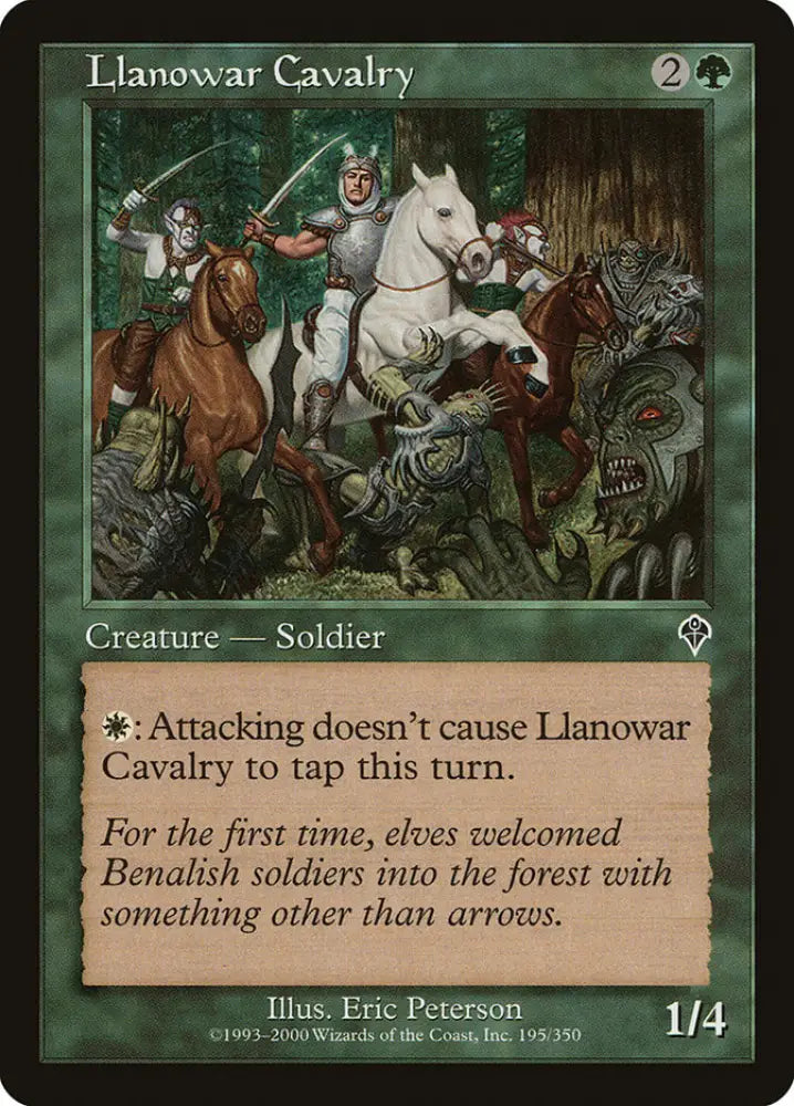 Llanowar Cavalry [Invasion] - MTG Single