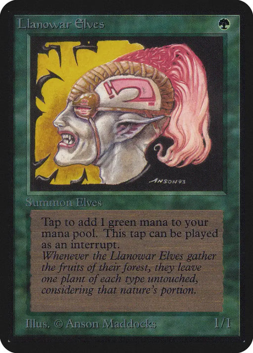 Llanowar Elves [Alpha Edition] - MTG Single