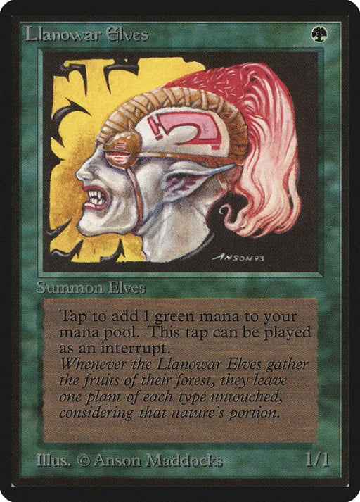 Llanowar Elves [Beta Edition] - MTG Single
