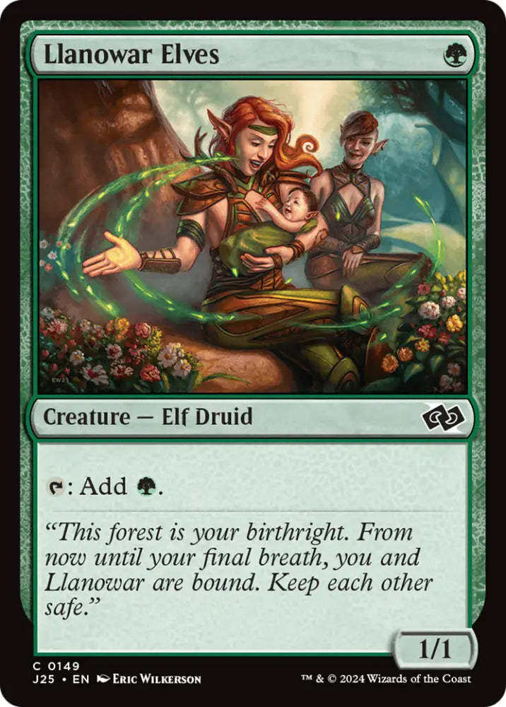Llanowar Elves [Foundations Jumpstart] - MTG Single