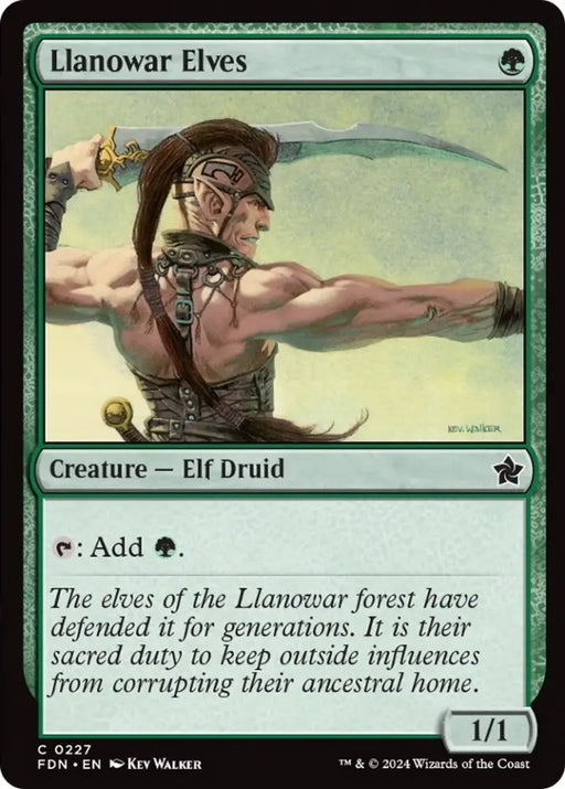 Llanowar Elves [Foundations] - MTG Single