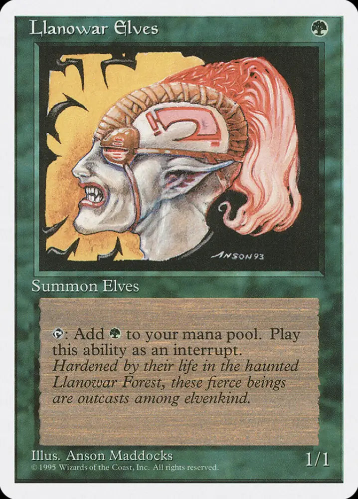 Llanowar Elves [Fourth Edition] - MTG Single