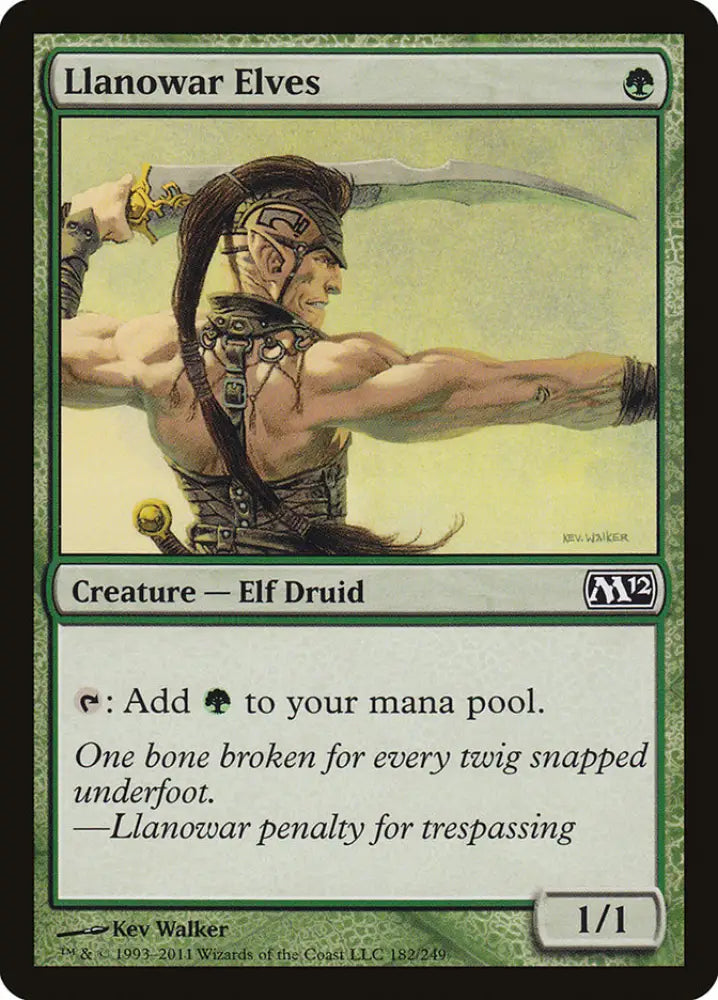 Llanowar Elves [Magic 2012] - MTG Single