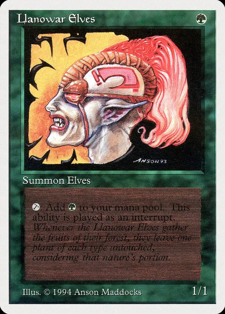 Llanowar Elves [Summer Magic / Edgar] - MTG Single